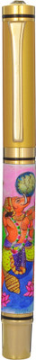 

Omkraft Hand Painted Ganesha Roller Ball Pen(Pack of 3)