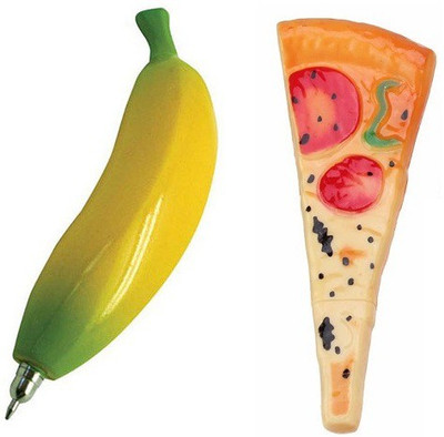 

GeekGoodies Pizza - Banana Fancy With Fridge Magnet Ball Pen(Pack of 2)