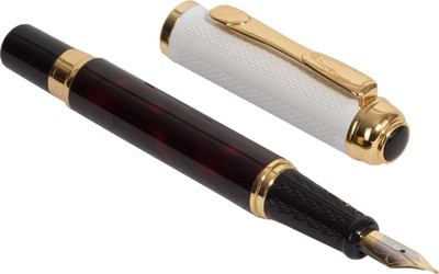 

Auteur Auter Heavy Signature Collection Silver Mesh Fountain Pen