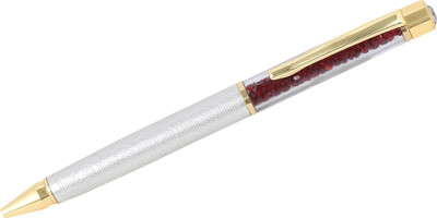 

Jewel Fuel German Silver Swarovski Crystal Filled Ball Pen