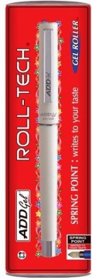 Add Gel Silver Diamond And Rolltech Roller Ball Pen(Ink Color - Black)