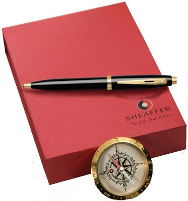 

Sheaffer 100 Black GT and Table Clock Gift Set Pen Gift Set(Pack of 2)