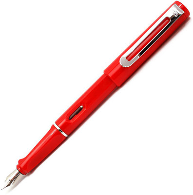 

Jinhao Gloss Red and Chrome Clip Fountain Pen