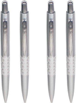 

Jazam Midstar Metal Ball Pen(Pack of 4)