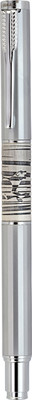 

Signac Retro Line Silver Roller Ball Pen