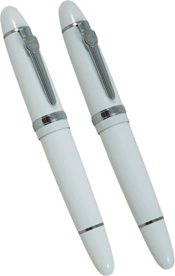 

Auteur Heavy Signature Series Premium Silver Clip Fountain and Roller Pen Gift Set(Pack of 2)