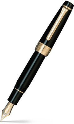 Sailor Professional Gear King of Pens Gold Trim Broad Nib Fountain Pen