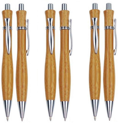 

Empreus Wooden Curvy Ball Pen(Pack of 6)