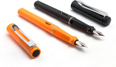 

Jinhao Safari Orange & Black Cool Fountain Pen(Pack of 2)