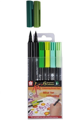 

Sakura Koi Coloring Brush Pen Calligraphy(Pack of 6)