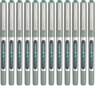 uni-ball Eye Roller Ball Pen(Pack of 12, Light Green)