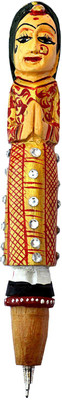 

Chitra Handicraft Wooden Rani pen Ball Pen