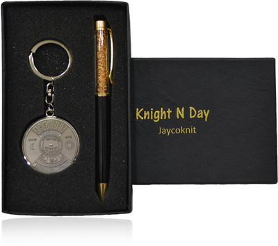 

Jaycoknit Knight N Day Gold Dzire Pen Gift Set(Pack of 2)