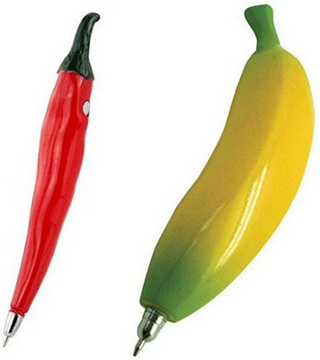 

GeekGoodies Banana - Red Chilli Fancy With Fridge Magnet Ball Pen(Pack of 2)