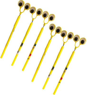 

Tuelip Beautiful Minion Eye Top With Moving Spring Eyes To Use And Gift Gel Pen(Pack of 6)