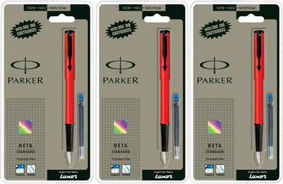 

Parker Beta_7294 Fountain Pen(Pack of 3)