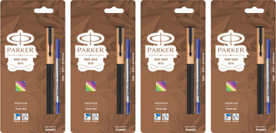 

Parker BETA PREMIUM RB WITH COPPER FILM Roller Ball Pen(Pack of 4)