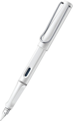 

Lamy SAFARI 019 White Fine (Blue Ink) Fountain Pen