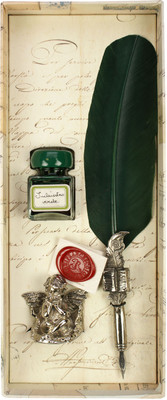 

Rubinato 7045 QUILL, INK WITH CUPID STAND Pen Gift Set