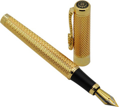 

Bird In Blue Gold Foil Dragon Fountain Pen