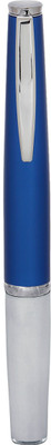 

Giftvenue Exclusive Blue Unique Twisted Ball Pen with Silver Finish Ball Pen
