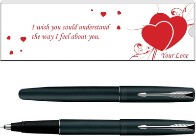 Parker Frontier Valentine Edition Matte Black CT Roller Ball Pen