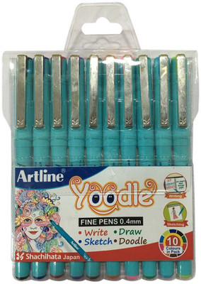 

Artline Yoodle 0.4MM Fineliner Pen(Pack of 10)