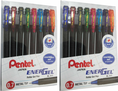 

Pentel ENERGEL 8 PCS SET Gel Pen(Pack of 2)