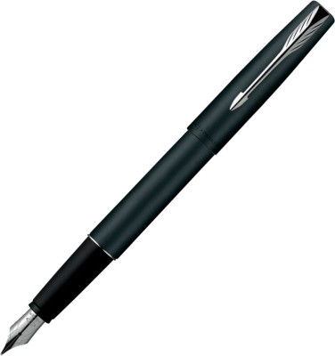 PARKER Frontier Matte Black CT Fountain Pen(Ink Color - Blue)