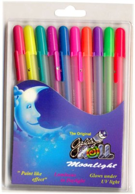 SAKURA Gelly roll Moonlight Gel Pen(Pack of 10, Ink Color - Multicolor)