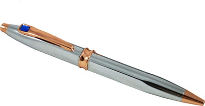 

Auteur Superior Steel Finish with Blue Diamond On Clip Ball Pen