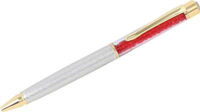 

Jewel Fuel German Silver Swarovski Crystal Filled Ball Pen