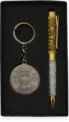 

Jaycoknit Knight N Day's ANTIOCH Metal Pen,Calendar Key chain Corporate Pen Gift Set(Pack of 2)