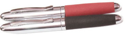 

Perfect Fabric Finish with Silver Cap & Trim Roller Ball Pen(Pack of 2)