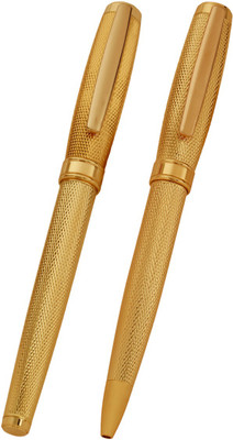 

Giftvenue Carving Texture Roller Ball Pen(Pack of 2)