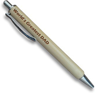 

Tied Ribbons World Greatest Dad Silver Jotter Ball Pen