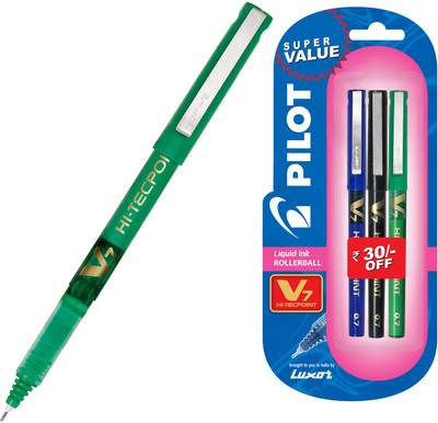 

Pilot V7 Liquid Ink Rollerball Pen(Pack of 3)