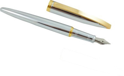 

Giftkart Royal touch Jinhao 156 Gold Clip Fountain Pen