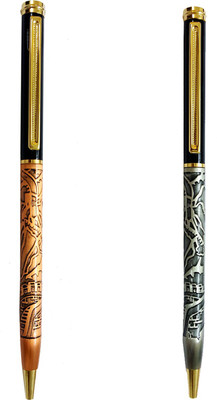 

Omkraft Anitque Slim Combo Ball Pen(Pack of 2)