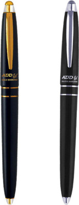 

Add Gel Gold Diamond Silver Diamond Gel Roller Pen Gel Pen(Pack of 3)