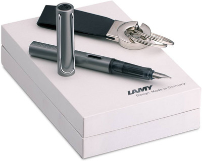 

Lamy AL STAR Graphite Medium FP Keyring Gift Set Fountain Pen(Pack of 2)