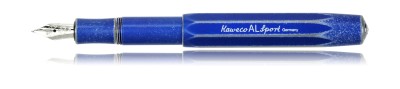 Kaweco AL Sport Blue -Stonewashed (Medium Nib) Fountain Pen(Ink Color - Blue)