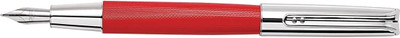 

Inoxcrom Naked Silver Selection Red E-Premium (6 Blue Ink Cartridges Free) Fountain Pen