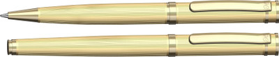 

Henry Coleman Langestreifen Collection Alpine Gold Ballpen and Rollerball Set Pen Gift Set(Pack of 2)