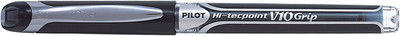 

Pilot Hi Techpoint V10 Grip Black (Pack of 12) Roller Ball Pen(Pack of 12)