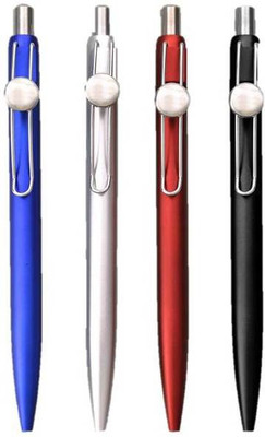 

RIF Pen with Round badge (Set of 4 Pcs) Ball Pen(Pack of 4)