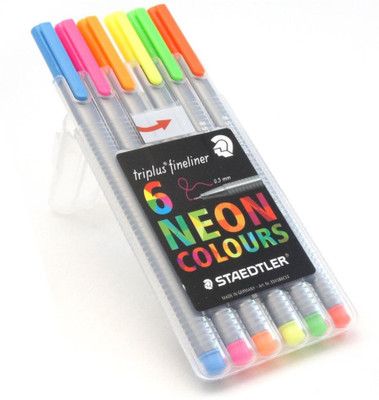

Staedtler Triplus Neon color Fineliner Pen(Pack of 6)