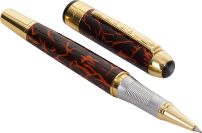 

Auteur Orange Flame Marble Finish Roller Ball Pen