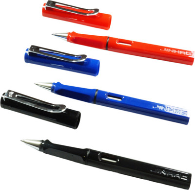 Jinhao 599 Safari Set of Three Roller Ball Pen(Pack of 3)