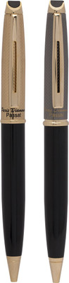 

Giftvenue Set of Black Contemporary Ball Pens with Golden Trim Ball Pen(Pack of 2)